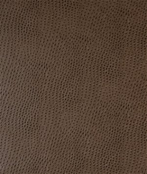 Brown Metallic Faux Leather Vinyl Ekokuir Fabric by Stof France - modeS4u