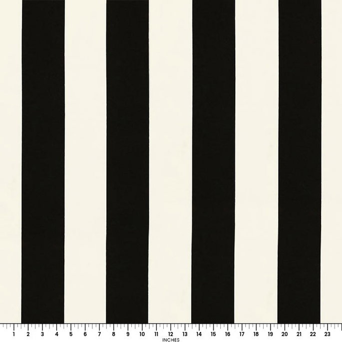 Premier Prints Outdoor Vertical Black Fabric image 2 of 2