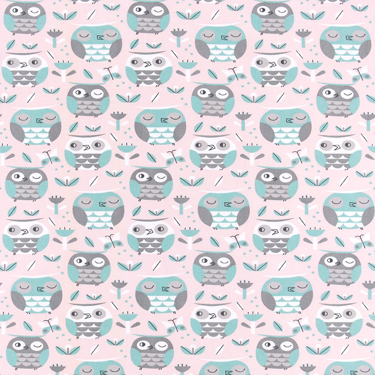 Premier Prints Owls English Fabric