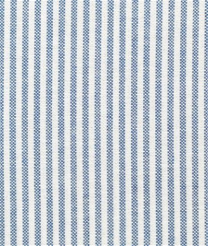 蓝色和白色条纹牛津布织物