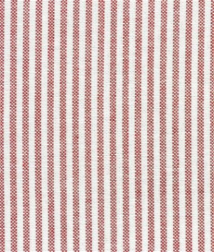 Red & White Stripe Oxford Cloth Fabric