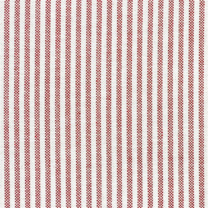 Red &amp; White Stripe Oxford Cloth Fabric