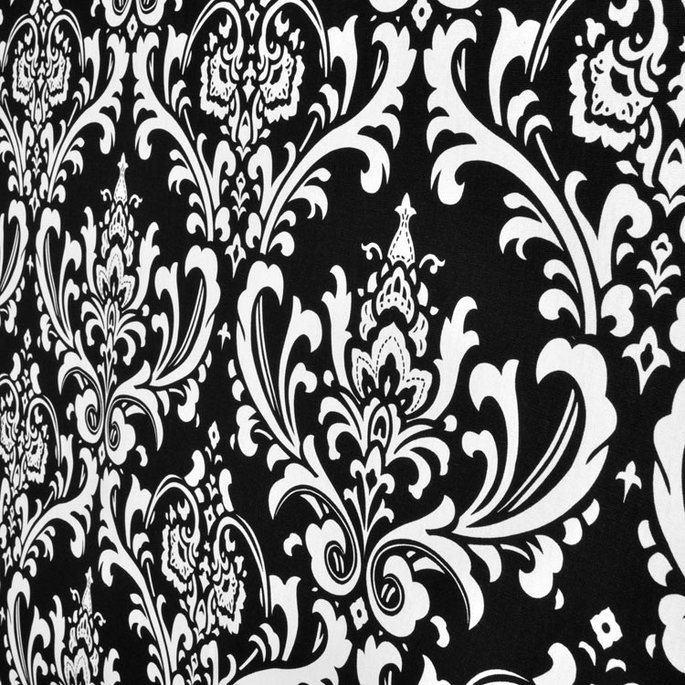 Premier Prints Ozbourne Black Canvas Fabric image 5 of 5