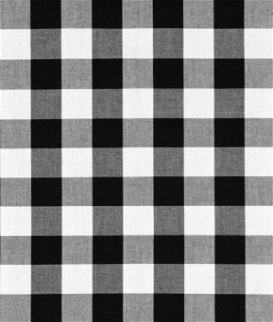 Robert Kaufman 1" Black Carolina Gingham Fabric