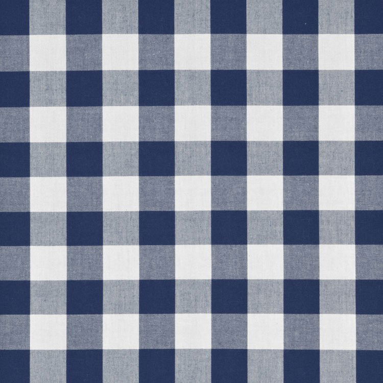 Robert Kaufman 1" Navy Blue Carolina Gingham Fabric