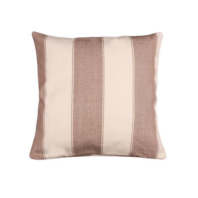 18" x 18" Weyburn Stripes Café Decorative Pillow Cover image 2 of 2