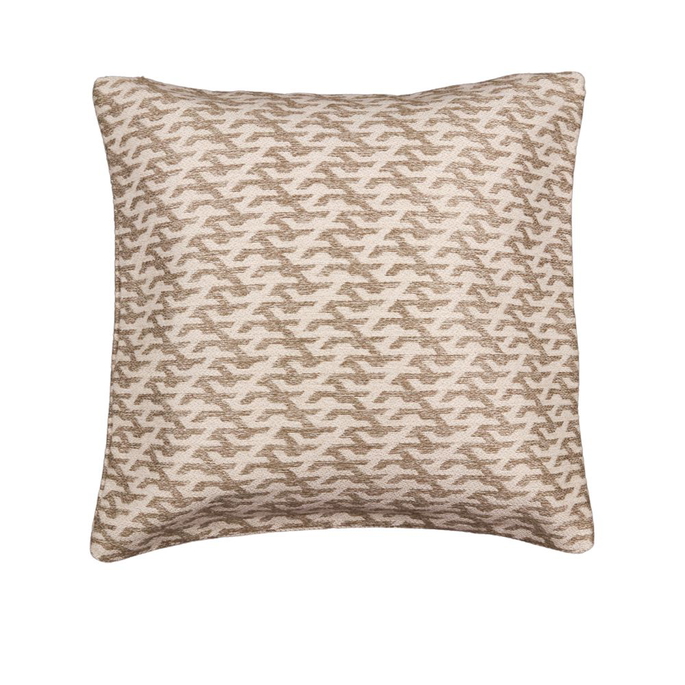 19" x 19" Manhattan Ash Brown Decorative Pillow Cover image 2 of 2