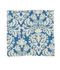18" x 18" Morris Damask Cobalt Blue Decorative Pillow Cover