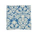 18" x 18" Morris Damask Cobalt Blue Decorative Pillow Cover thumbnail image 1 of 2