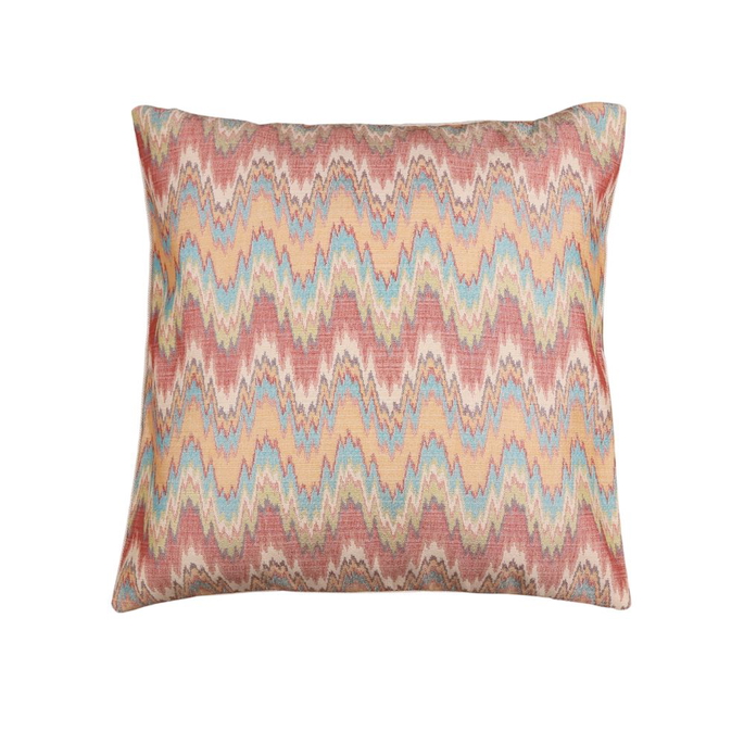 19" x 19" Bordeaux Flamestitch Orchid Decorative Pillow Cover image 3 of 3