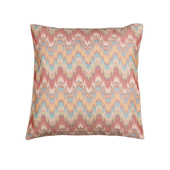 19" x 19" Bordeaux Flamestitch Orchid Decorative Pillow Cover image 3 of 3
