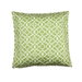 19" x 19" Lovely Lattice Green Printed Decorative Pillow Cover thumbnail image 2 of 2