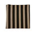 18" x 18" Park Avenue Stripe Black/Gold Decorative Pillow Cover