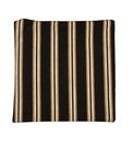 18" x 18" Park Avenue Stripe Black/Gold Decorative Pillow Cover