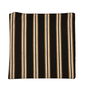 18" x 18" Park Avenue Stripe Black/Gold Decorative Pillow Cover