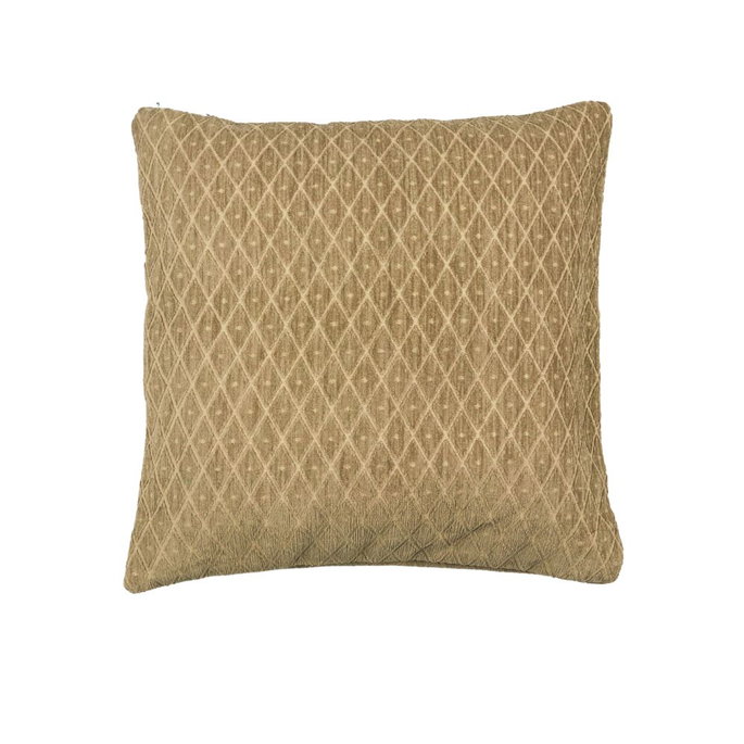 18" x 18" Noori Chenille Ash Grey Decorative Pillow Cover image 2 of 2