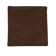 18" x 18" Noori Chenille Brown Decorative Pillow Cover