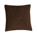 18&quot; x 18&quot; Noori Chenille Brown Decorative Pillow Cover thumbnail image 2 of 2