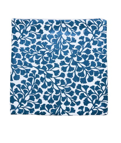 19 inch x 19 inch Addison Chenille Blue Decorative Pillow Cover