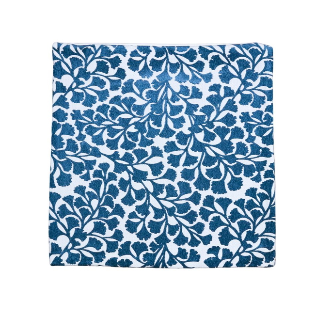 19" x 19" Addison Chenille Blue Decorative Pillow Cover image 1 of 3