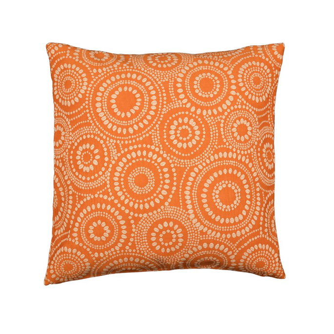 18" x 18" Saraland Tangerine Decorative Pillow Cover image 2 of 2