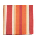 18" x 18" Vivienne Stripe Orange/Pink Decorative Pillow Cover