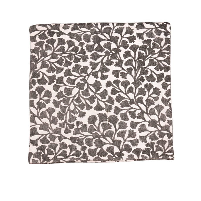 19" x 19" Addison Chenille Charcoal Decorative Pillow Cover image 1 of 2