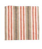 19" x 19" Montecito Distressed Stripe Sienna/Natural Decorative Pillow Cover