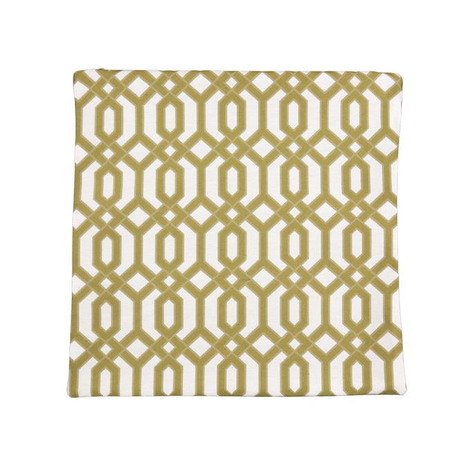 19" x 19" Rutland Palace Kiwi Decorative Pillow Cover image 1 of 2
