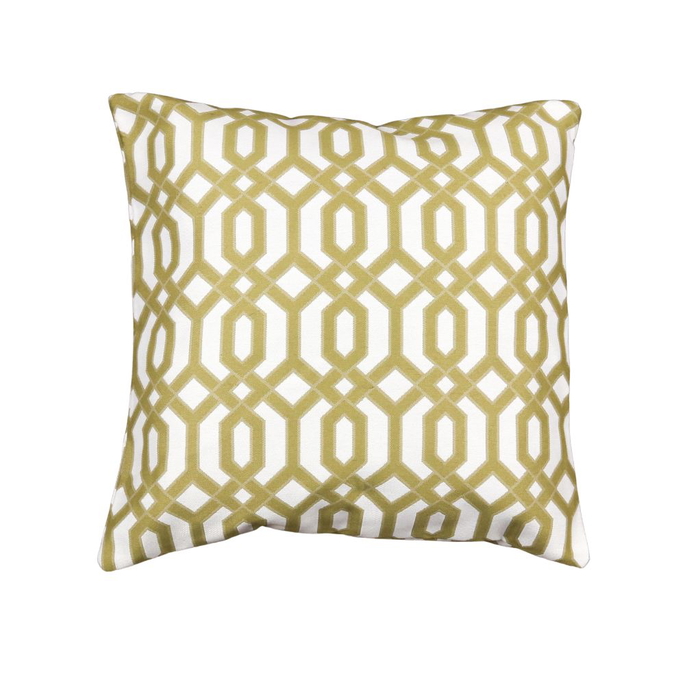 19" x 19" Rutland Palace Kiwi Decorative Pillow Cover image 2 of 2