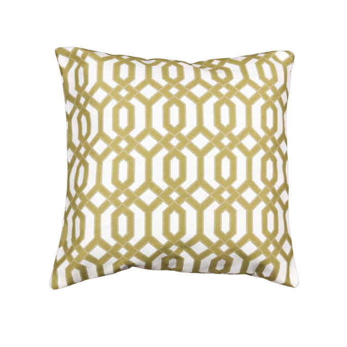 19" x 19" Rutland Palace Kiwi Decorative Pillow Cover image 2 of 2