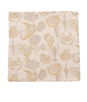 19" x 19" Layton Sea Life Ash/Gold Decorative Pillow Cover