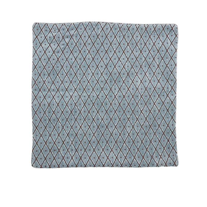 18" x 18" Noori Chenille Blue Pillow Cover image 1 of 2