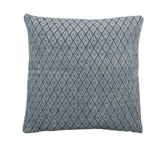 18" x 18" Noori Chenille Blue Pillow Cover image 2 of 2