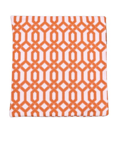 19 inch x 19 inch Rutland Palace Orange Decorative Pillow Cover
