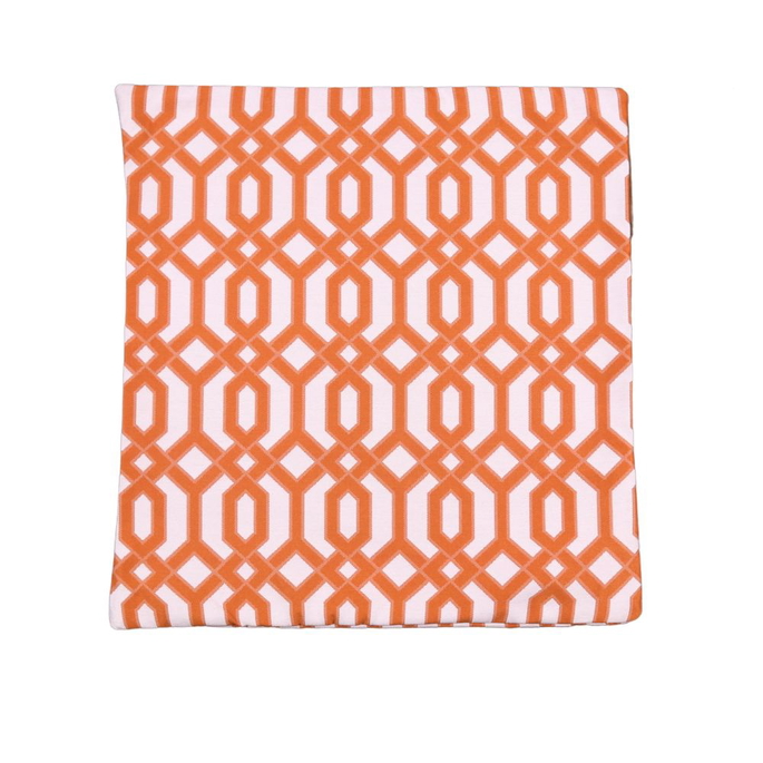 19" x 19" Rutland Palace Orange Decorative Pillow Cover image 1 of 2