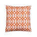 19" x 19" Rutland Palace Orange Decorative Pillow Cover thumbnail image 2 of 2
