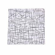 18" x 18" Crosshatch Grey Decorative Pillow Cover