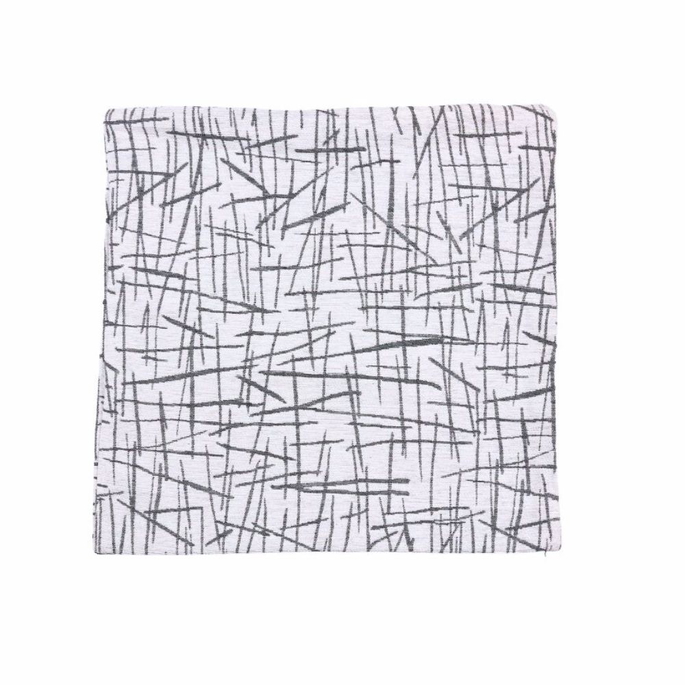 18" x 18" Crosshatch Grey Decorative Pillow Cover image 1 of 2