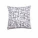 18" x 18" Crosshatch Grey Decorative Pillow Cover thumbnail image 2 of 2
