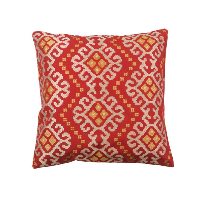 18" x 18" Varvara Embroidery Sivas Decorative Pillow Cover image 2 of 2