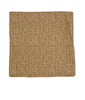 18" x 18" Brown/Sage Houndstooth Decorative Pillow Cover