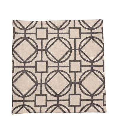 18 inch x 18 inch Saya Grey Decorative Pillow Cover