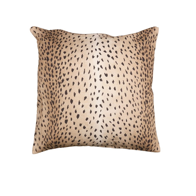 19" x 19" Cheetah Spots Decorative Pillow Cover image 2 of 2