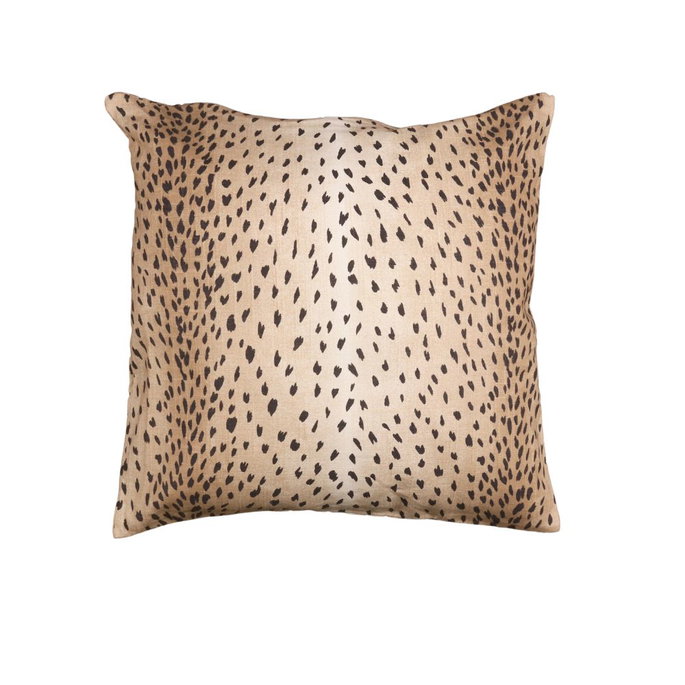 19" x 19" Cheetah Spots Decorative Pillow Cover image 2 of 2