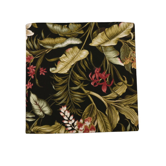 20" x 20" Wailea Coast Sun N Shade Ebony Decorative Pillow Cover image 1 of 2