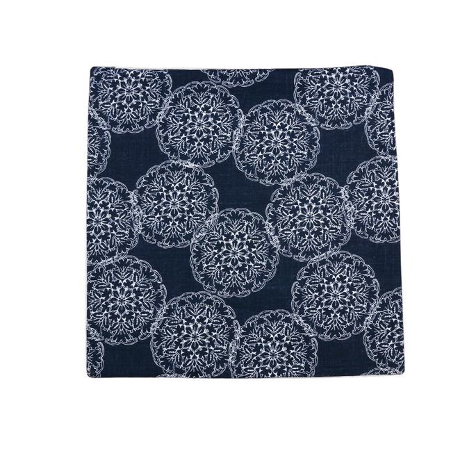19" x 19" Ravello Medallion Indigo Decorative Pillow Cover image 1 of 3