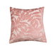 18" x 18" Deer Trail Chenille Pastel Pink Decorative Pillow Cover thumbnail image 2 of 2
