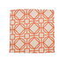 19" x 19" Saya Orange Decorative Pillow Cover