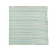 18" x 18" Khadi Stripe Blue/ Green Decorative Pillow Cover